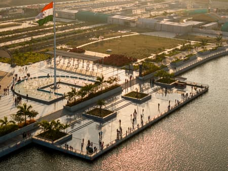Atal Sarovar at Rajkot Smart City